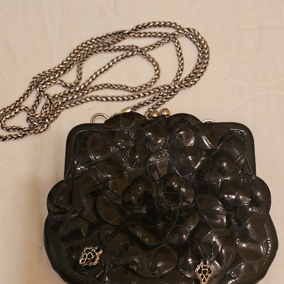 Brighton Handbags - Brighton Dark BlueFloral Mini Bag